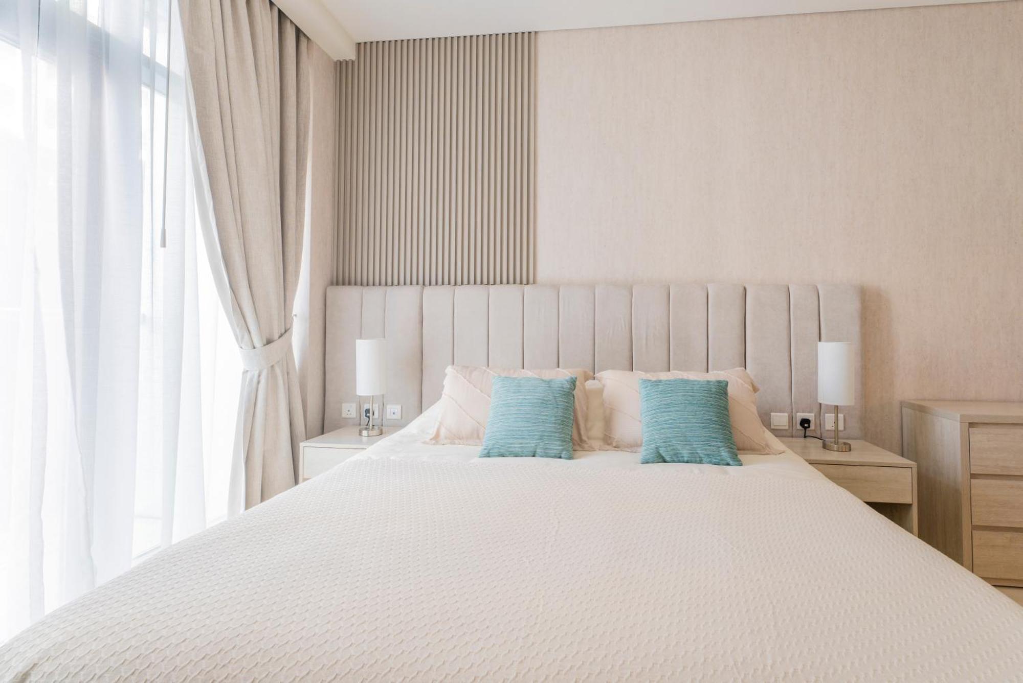 Studio With Pool And Private Beach Access On Palm Jumeirah ドバイ エクステリア 写真