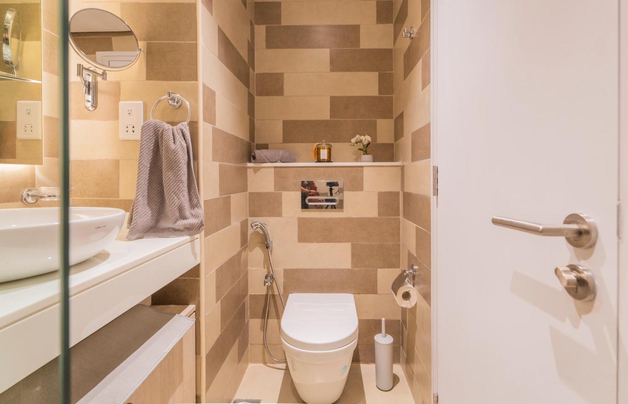 Studio With Pool And Private Beach Access On Palm Jumeirah ドバイ エクステリア 写真