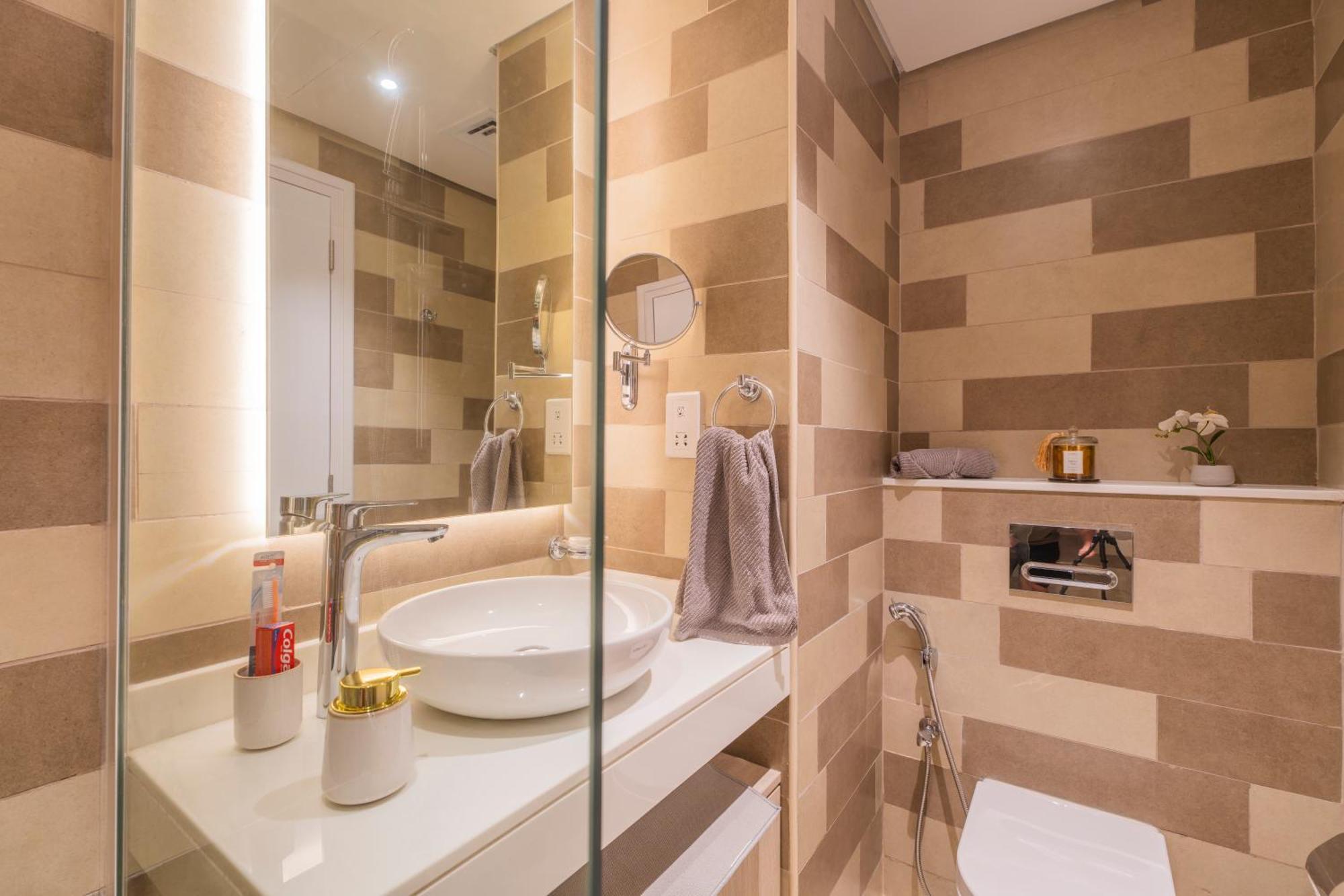 Studio With Pool And Private Beach Access On Palm Jumeirah ドバイ エクステリア 写真