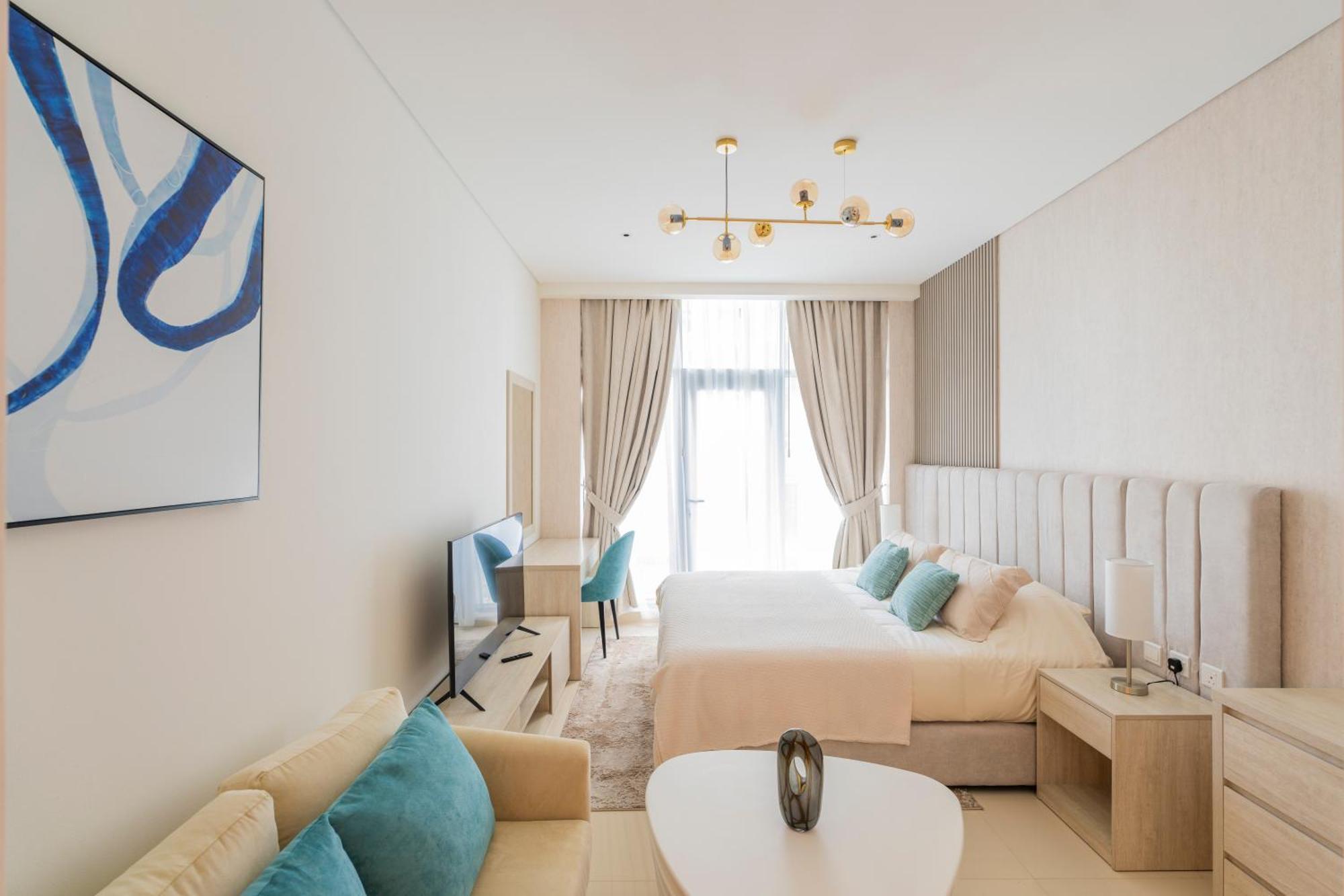 Studio With Pool And Private Beach Access On Palm Jumeirah ドバイ エクステリア 写真