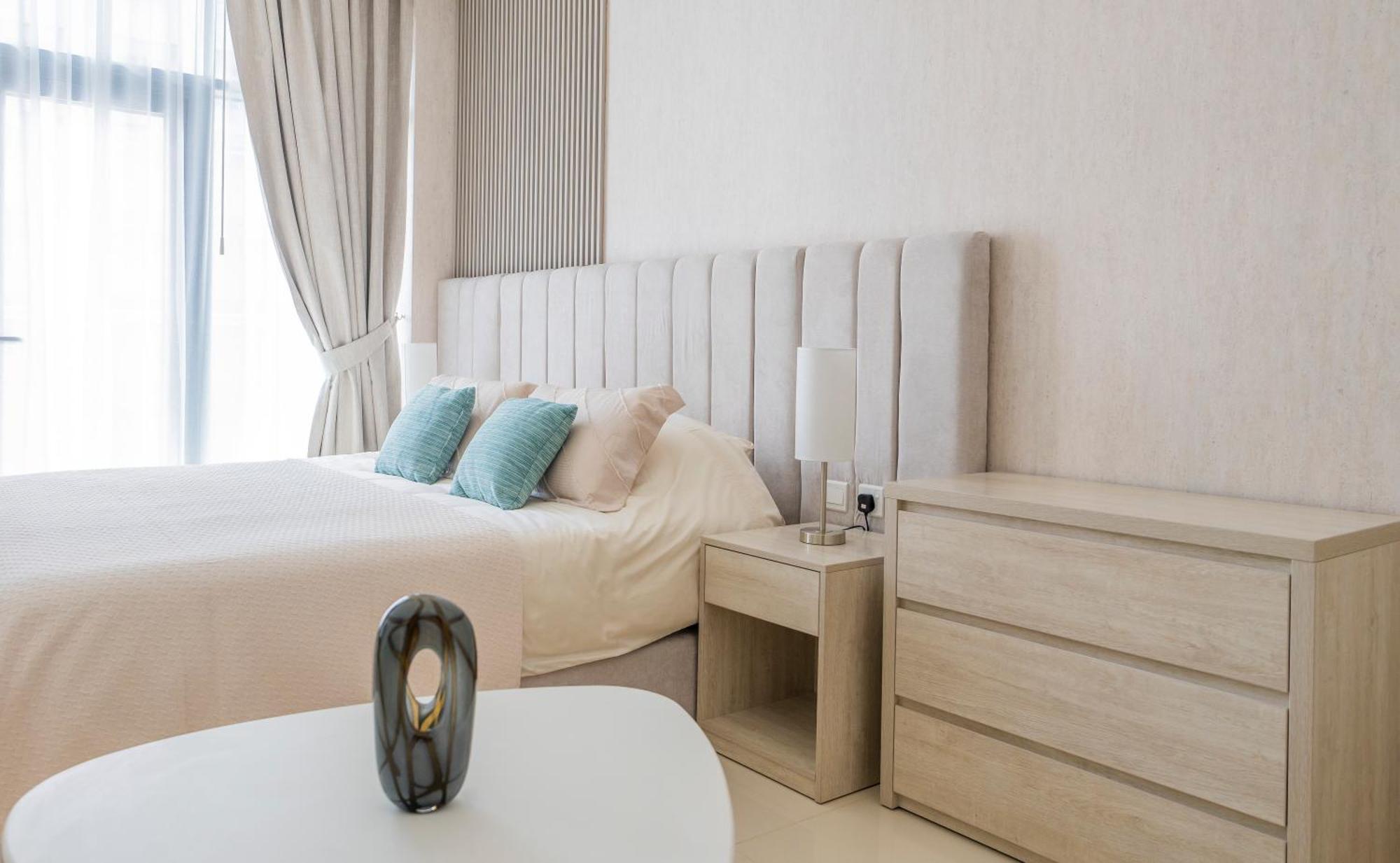 Studio With Pool And Private Beach Access On Palm Jumeirah ドバイ エクステリア 写真
